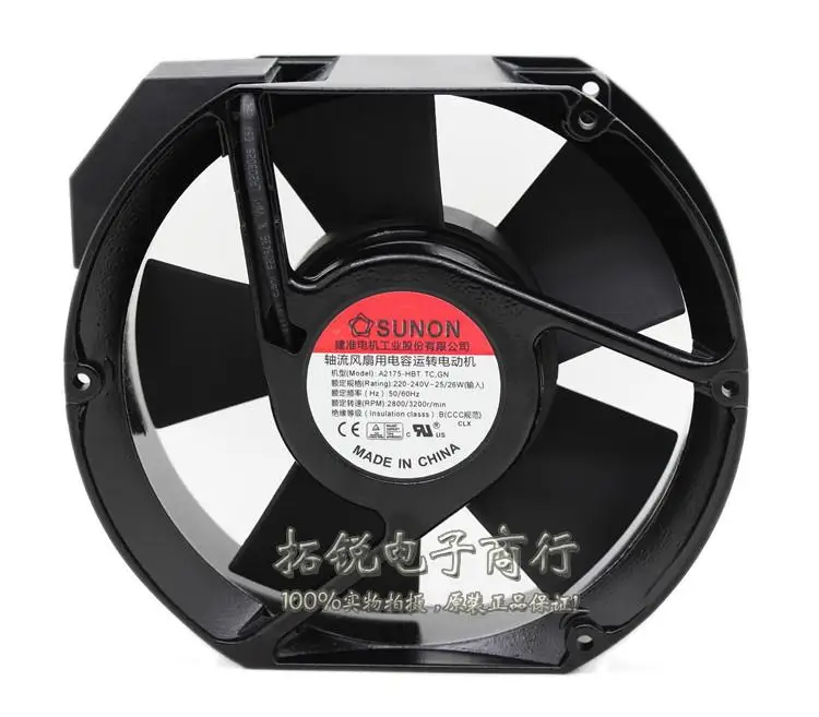 

SUNON SUNON A2175-HBT 17251 220v 25W High Temperature Resistant Ac Cabinet Cooling Fan