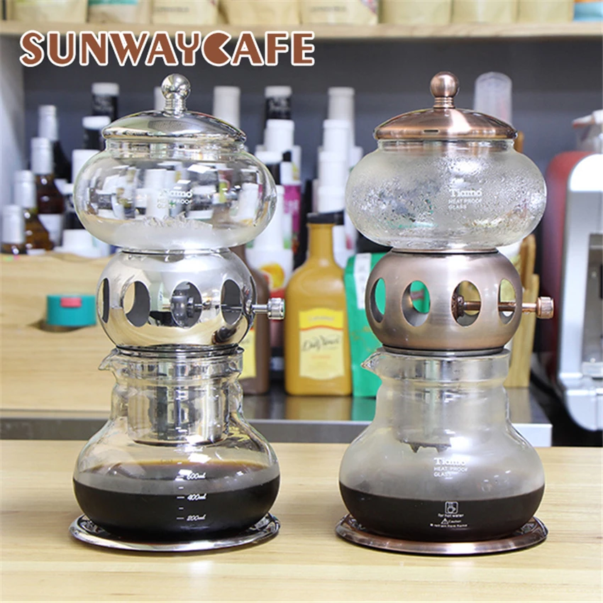 Горячая Распродажа 5 чашек искусственный сифон в японском стиле кофеварка для
