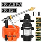 Портативный мойщик высокого давления, 12 В, 100 Вт, фунтов на квадратный дюйм