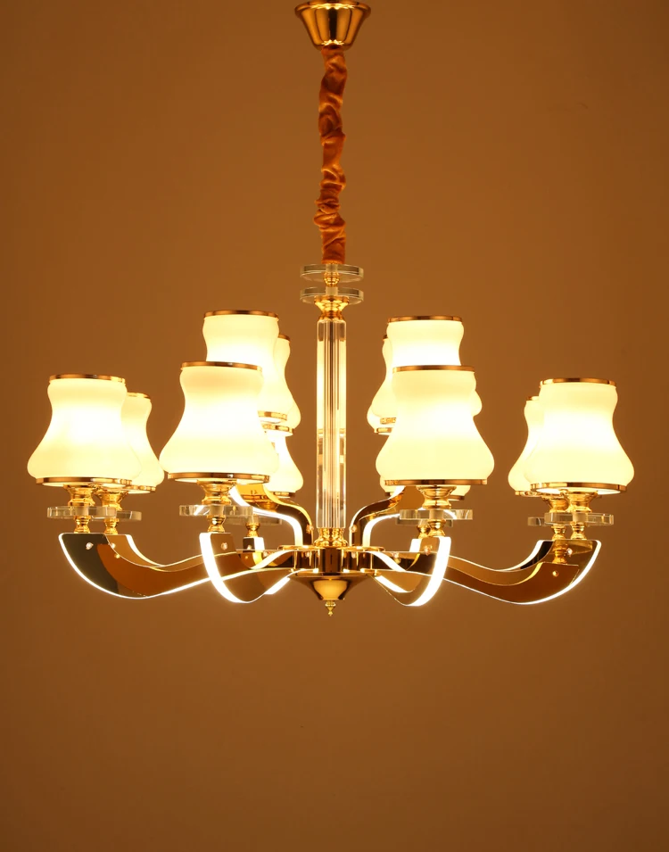 

modern European Style led crystal arm Chandelier