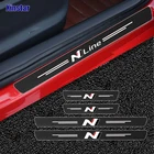 4 шт., автомобильные наклейки для дверей Hyundai i10 i20 i30 i40 ix35 TUCSON Elantra SONATA GENESIS SOLARIS VEOSTER ACCENT