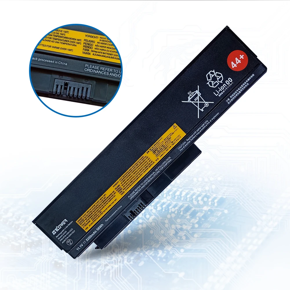 Аккумулятор SKOWER X230 для Lenovo ThinkPad X220 X220i X230i 45N1023 45N1024 44 + 11 1 В/5200 мА · ч | Компьютеры и