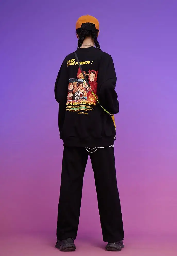 

Женские свитшоты с круглым вырезом, в стиле ретро