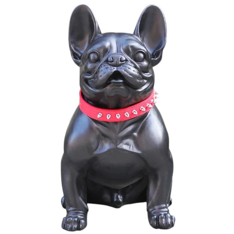 

Простой Современный Французский бульдог Художественная Скульптура имитация Собаки статуи из смолы искусство и ремесло украшение для дома ...