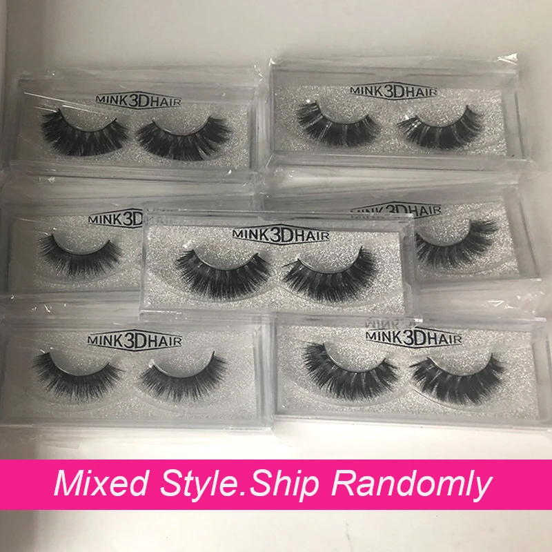 Смешанные Стиль ресницы серо-коричневого цвета цельнокроеное платье 3D норковые