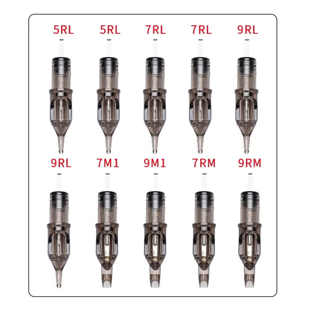 

Rattlesnake Tattoo Machine Pen Kit Rotary Tattoo Machine 10Pcs Cartridges Needles Digital Power Supply Foot Pedal (black)