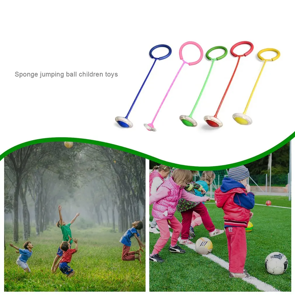 1 шт. прыгающий шар фитнес игрушки надувные прыжки Губка Кольцо для танцев с одной