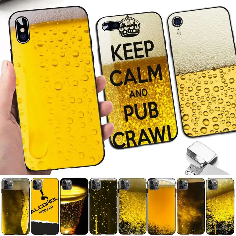 

Yinuoda World Beers Alcohol Summer Bubble Phone Case for iPhone 11 12 13 mini pro XS MAX 8 7 6 6S Plus X 5S SE 2020 XR case