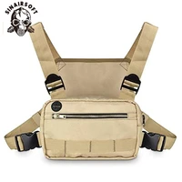 tactical vest chest pouch multi function waist bags tool pouch with molle system for hunting apparel accessories