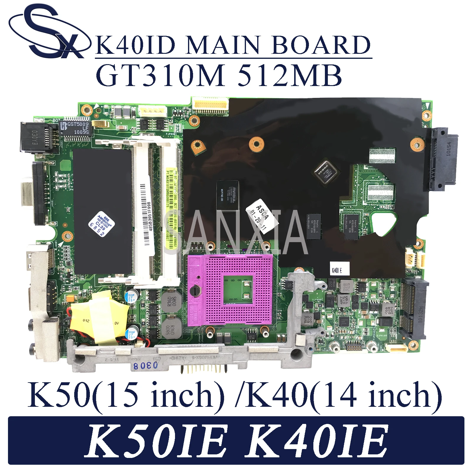 Материнская плата KEFU K40ID для ноутбука ASUS оригинальная материнская K50IE K40IE K50ID PRO5DI