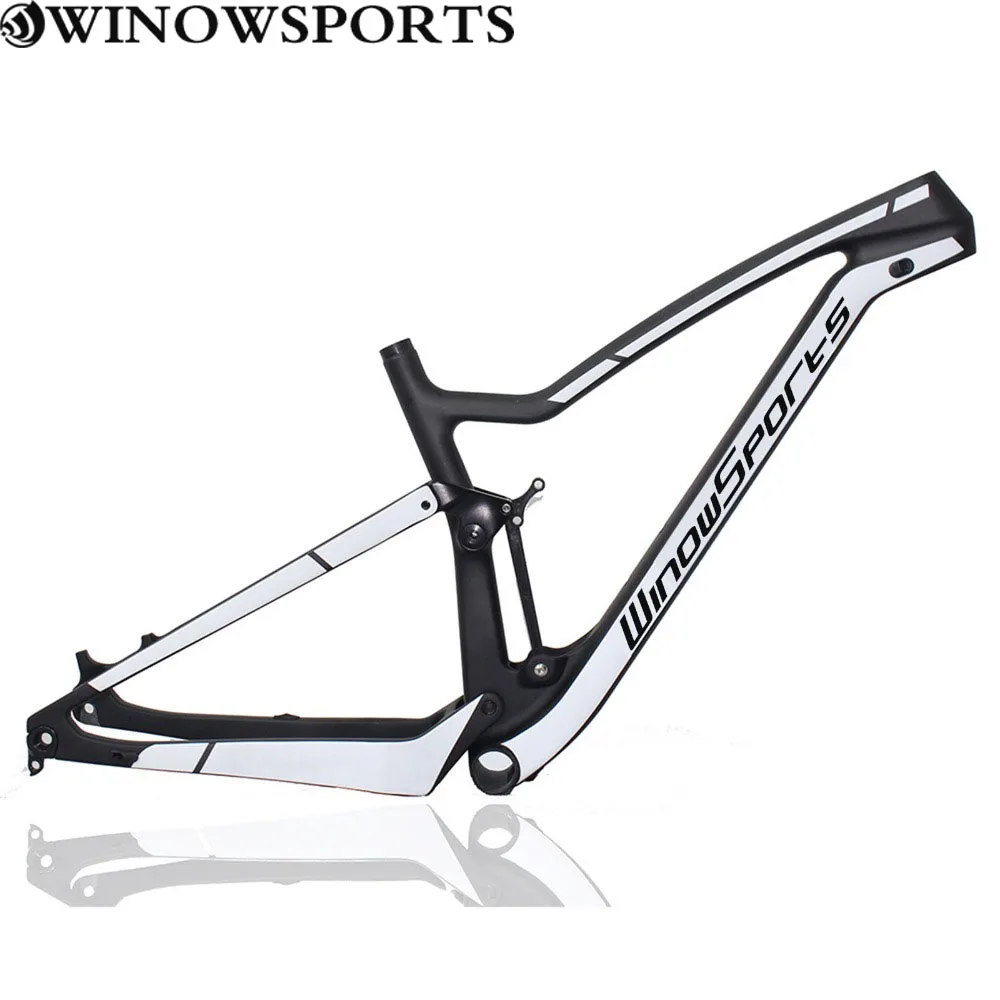

29ER Boost 148*12mm XC carbon mtb bike frame carbon full suspension bike frame with frame clamp carbon bike frameset