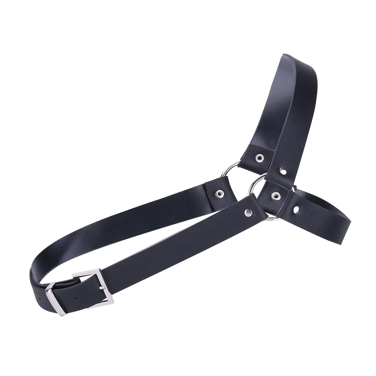 Mens Lingerie Harness PU Leather One Shoulder Adjustable Chest Hot Sexy Costume Belt Male | Тематическая одежда и униформа