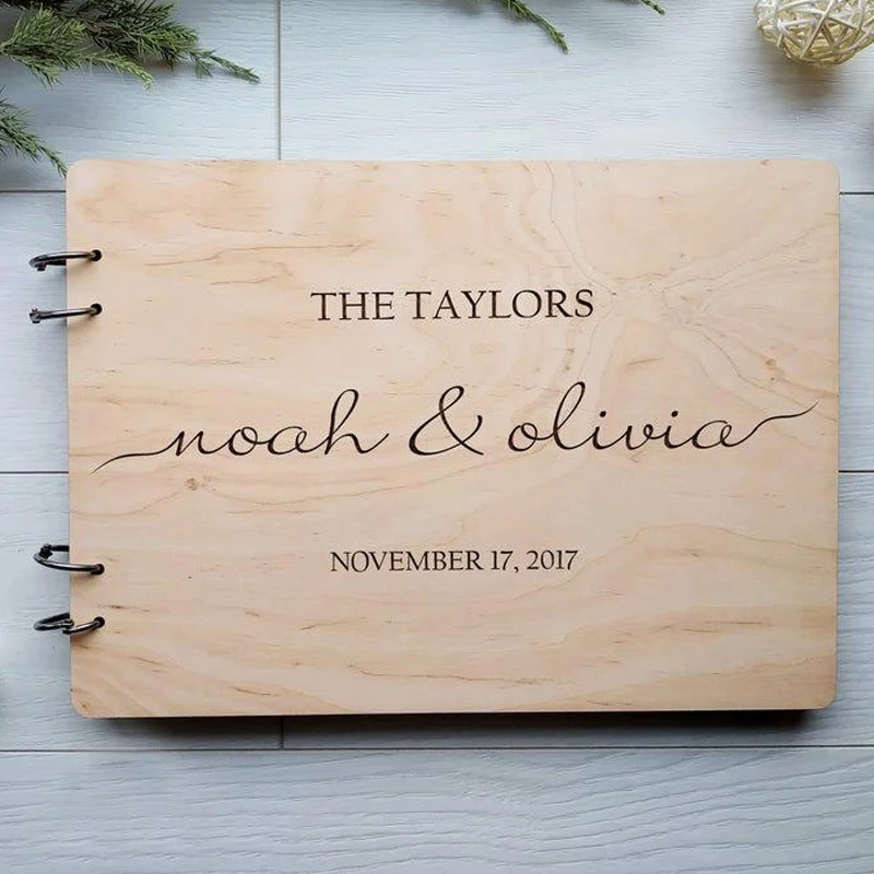 Альбом для гостевых свадебных книг индивидуальный гостевой фотоальбом