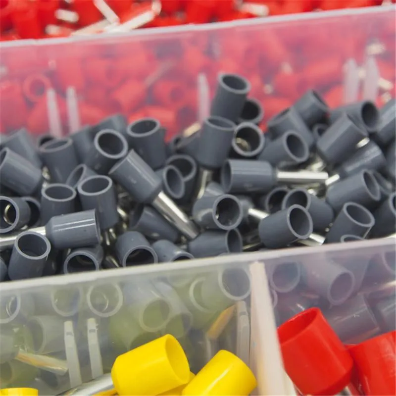 

1200pcs/Box Wire Terminal Crimp Connector Insulated Uninsulated Wire End Ferrules --M25