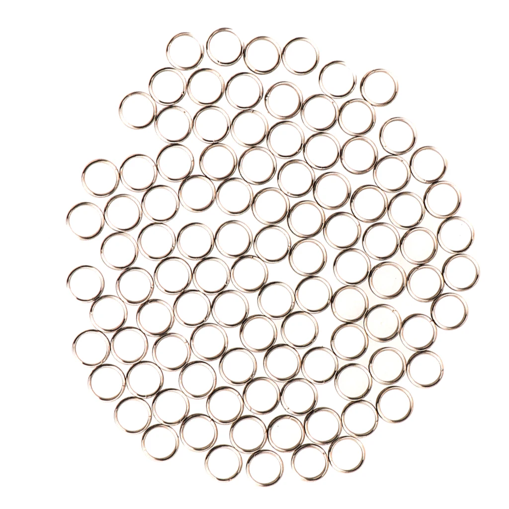 

100Pcs Stainless Steel Shaft O-Rings Round Guard Rings Protect Shaft
