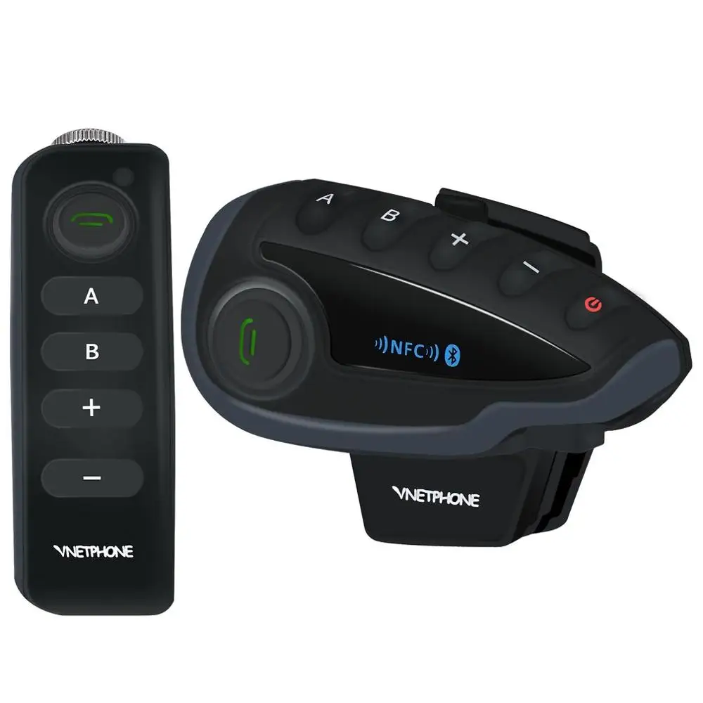 Bluetooth интерком для мотоциклетного шлема Vnetphone V8 100% м|Наушники шлемов| |