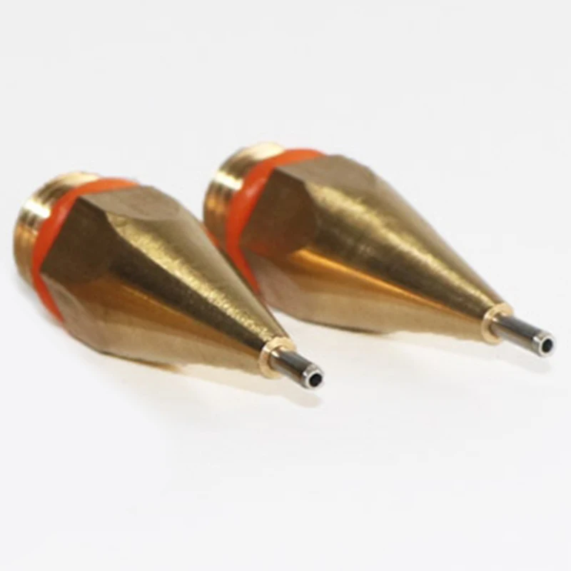 

2Pcs 1Mm Aperture Diameter Hot Melt Glue Nozzle 1.0X40Mm Copper Nozzle With Nozzle Wrench Interchangeable Nozzle Parts