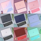 Redlai для MacBook Pro 13 дюймов Чехол 2020 M1 A2338 A2289 A2251 сенсорной панели крем из жёсткого пластика чехол покрытие для клавиатуры