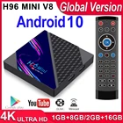 Приставка Смарт-ТВ H96 Mini V8 RK3328, Android 10,0, 2,4 ГГц, Wi-Fi