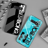 skateboard brand phone case tempered glass for samsung s20 plus s7 s8 s9 s10 plus note 8 9 10 plus design billabonges