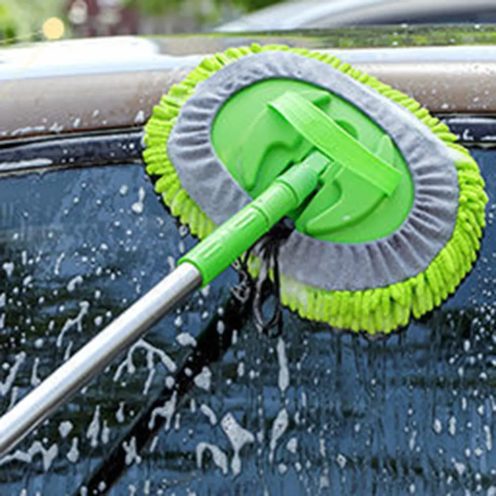Щетки для детейлинга швабра с регулируемой ручкой мытья автомобиля из мягкой