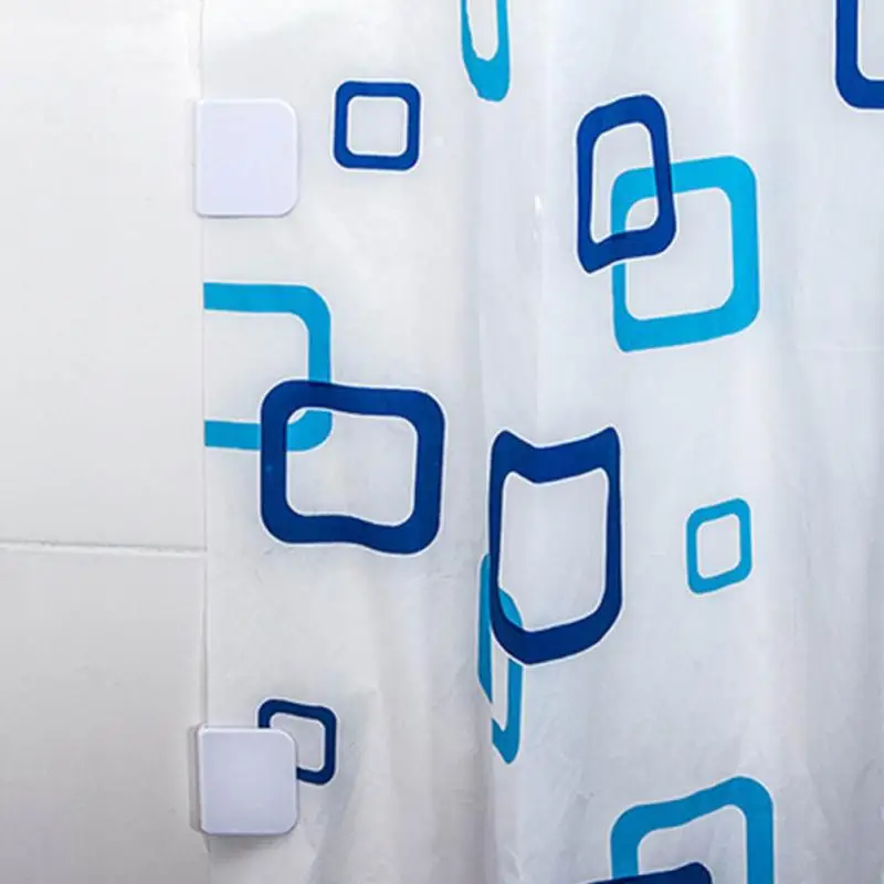 2Pcs/Set Shower Curtain Clips Anti Splash for Dripping Water Guard Bath Adhesive Buckle Bathroom Tools | Дом и сад