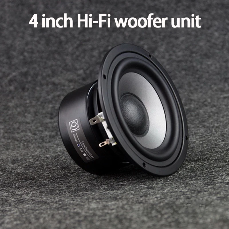 Басовый динамик KYYSLB AS-40LY01, 35 Вт, 4-8 Ом, 4 дюйма, Hi-Fi, высокая гибкость, большой ход