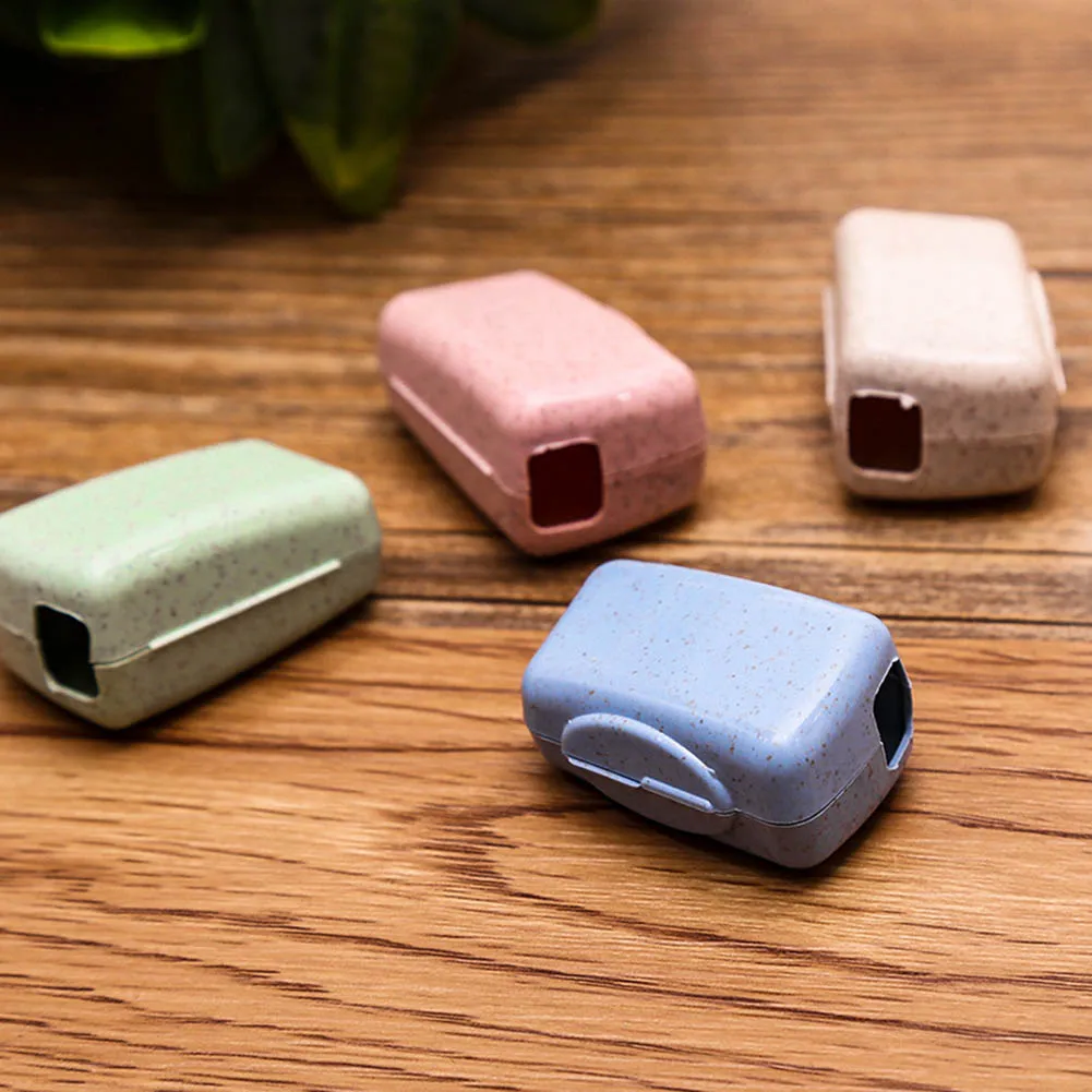 4 шт./компл. портативный насадка для зубной щетки чехол хранения Ravel Пешие