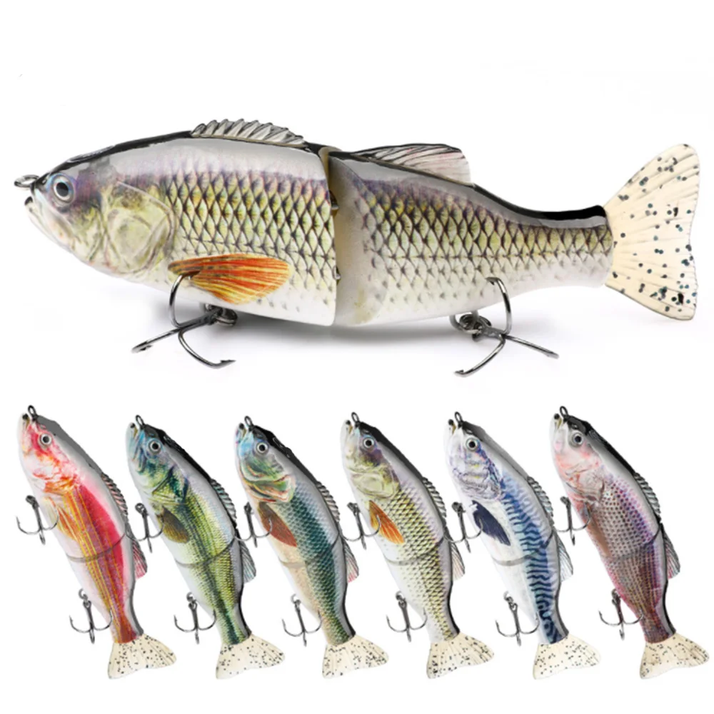 

Swimbait Glide Bait Lifelike Multi Jointed Big Game Lure 2 Segment 17cm 87g Pike Muskie Walleye Bass Salmon Fish Sea Fishing