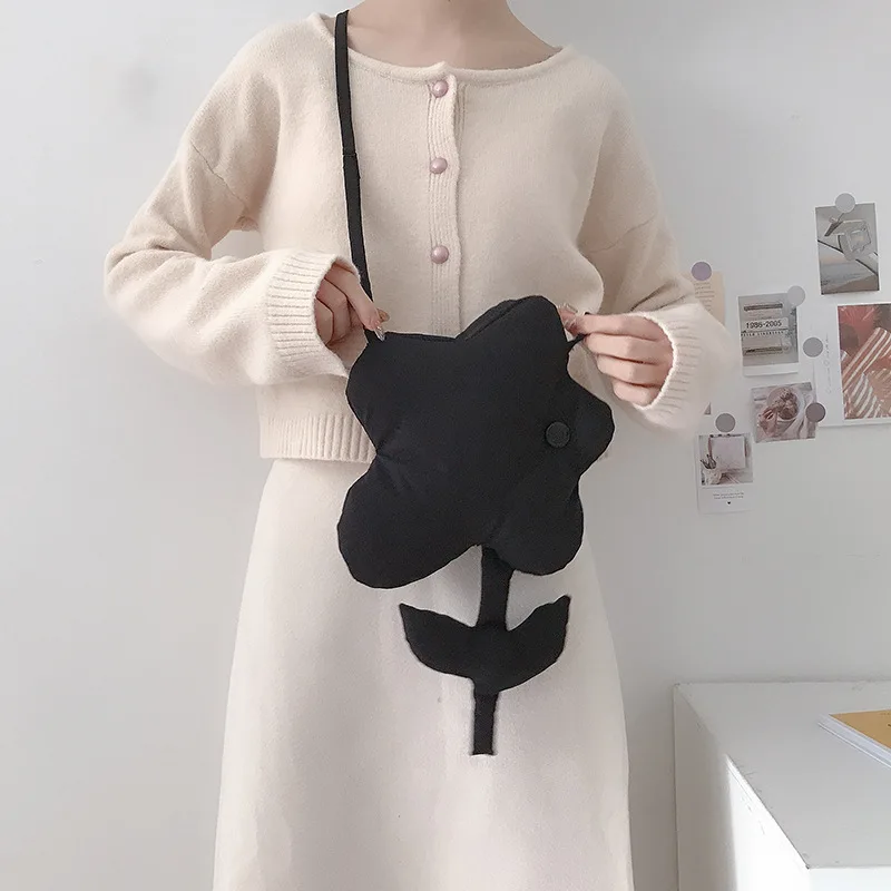 

Lovely Small Flower Ladies Shoulder Bag Fashion Design Women Flora Crossbody Bags Girls Student Accesorios Coin Purse Handbags