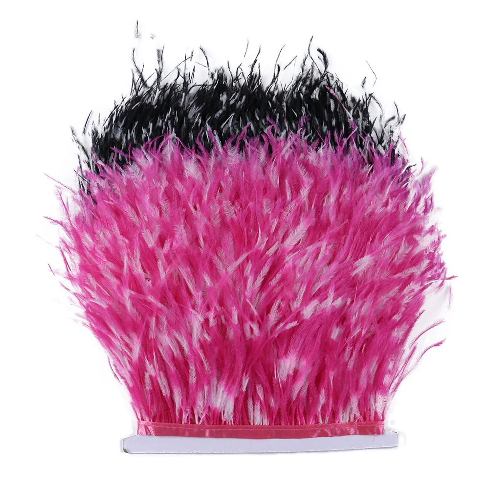 Австрийскими перьями и лентой с бахромой на стопу длиной от 10 до 15 см отделкой для