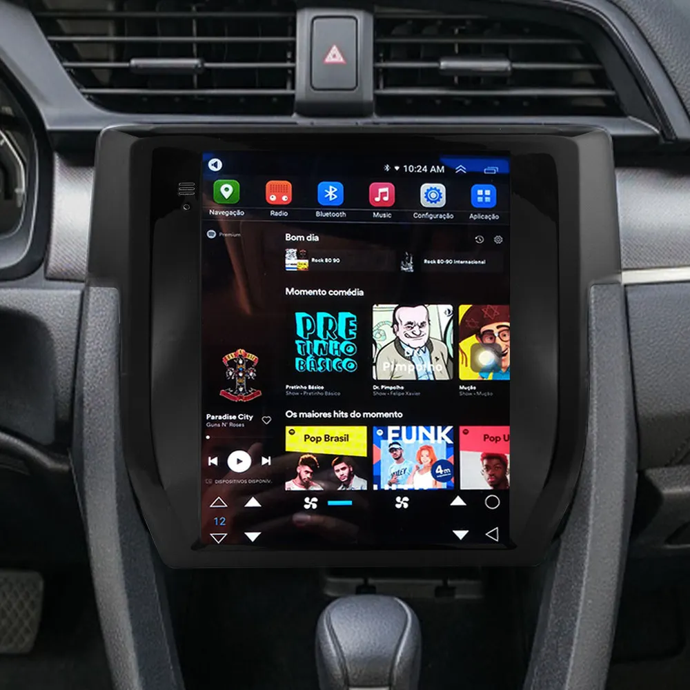Автомобильный плеер Android 10 для Honda Civic 2016 2017 2018 2din радио мультимедиа видео GPS