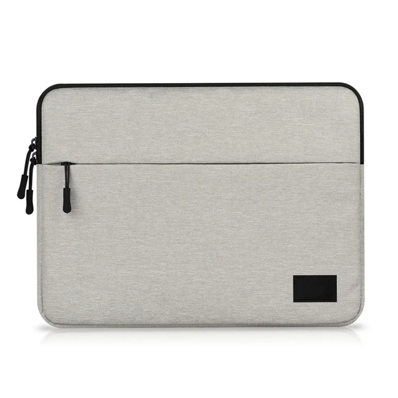 Light grey Сумка для ноутбука 15,6, 14, 13,3 для Xiaomi Mi Asus Dell hp lenovo MacBook Air Pro 13 защитный чехол для ноутбука 11,12, 15 - Цвет: Light grey