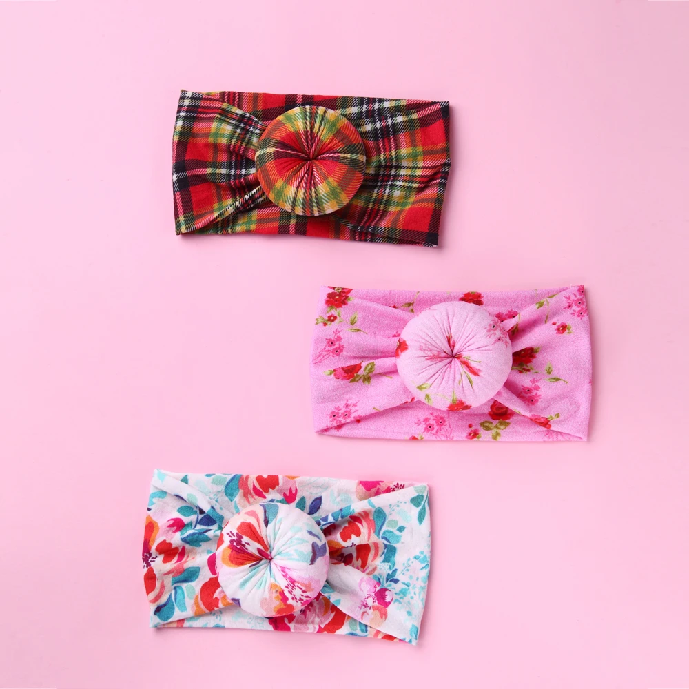 Diadema para beb&eacute; de 6 colores para ni&ntilde;a, cintas el&aacute;sticas para el cabello, accesorios para el cabello para ni&ntilde;o, Diadema con lazo para reci&eacute;n nacido 2020-3