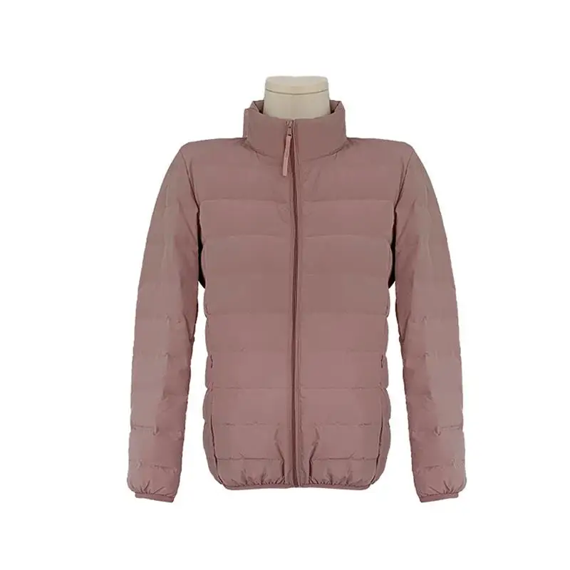 

2021 Winter Women's New Lightweight Stand Collar Short Size Down Jacket