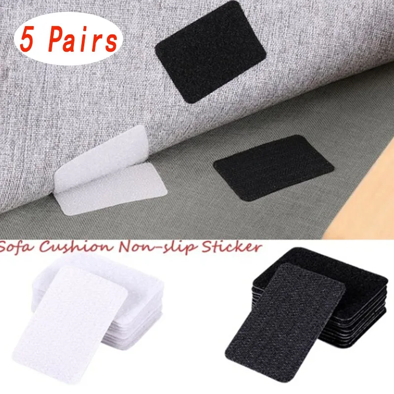 

5Pairs 60mm Strong Self Adhesive Fastener Dots Stickers velcros adhesive tape For Bed Sheet Sofa Mat Carpet Anti Slip Mat