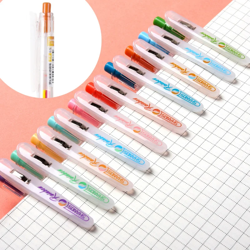 Набор гелевых ручек с градиентом 0 5 мм шт. цвета в ассортименте| |