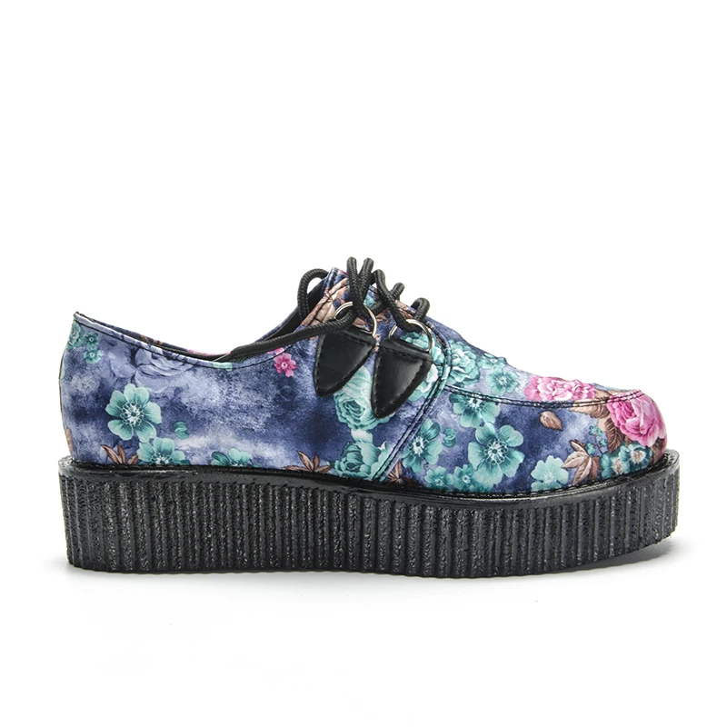 Fujin/Брендовая женская обувь на толстой мягкой подошве с розами Обувь плоской