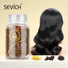 Витаминная капсула для волос Sevich с добавлением имбиря и кератина, гладкое Шелковистое средство против выпадения, капсулы для ухода за волосами 30 шт. в бутылке
