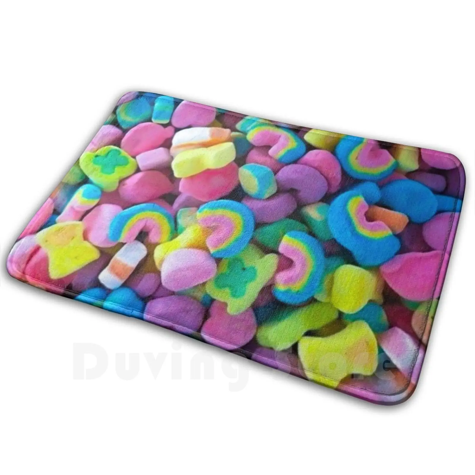 

Very Lucky Cereal Mat Rug Carpet Anti-Slip Floor Mats Bedroom Lucky Charms Cereal Cereal Killer Food Pizza Unicorn Colorful