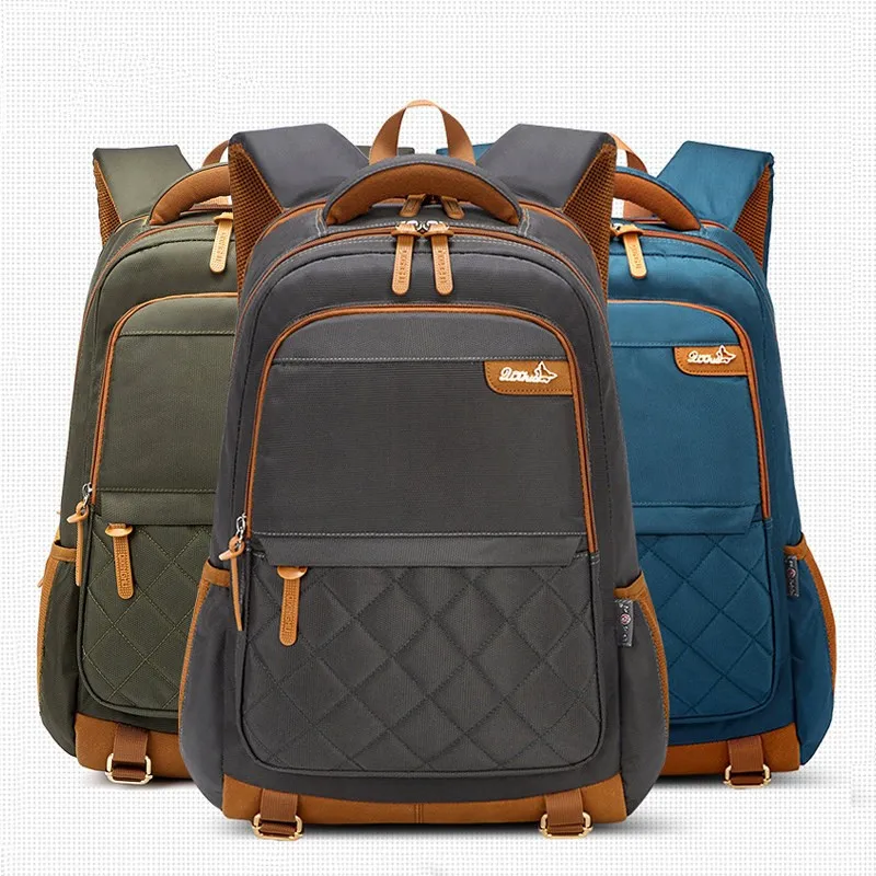 Новый мужской рюкзак из ткани Оксфорд вместительный для путешествий компьютера