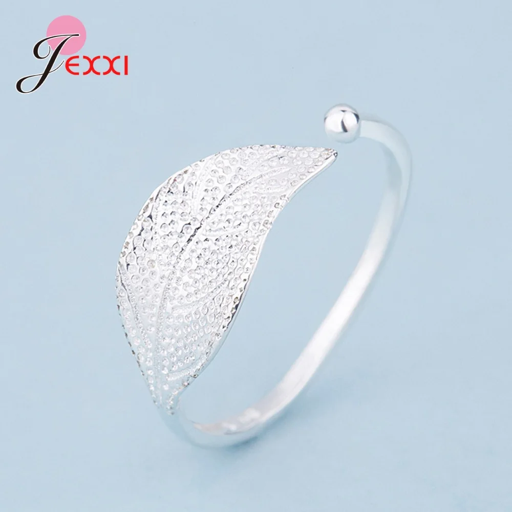 Регулируемое Открытое кольцо-манжета из стерлингового серебра 925 пробы с