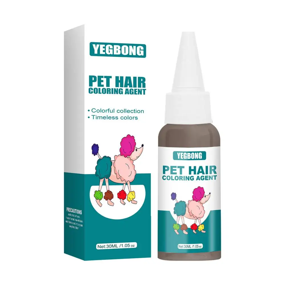 

Dog Hair Dye 30ml Dog Safe Hair Dye Professional Pet Stain Cat Dog Hair Dye Cream Coloring Agent Safe Dye Cream For Pets