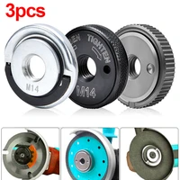 13pcs angle grinder m14 thread inner outer flange nut set quick release nut power replacement for bosch metabo milwaukee makita