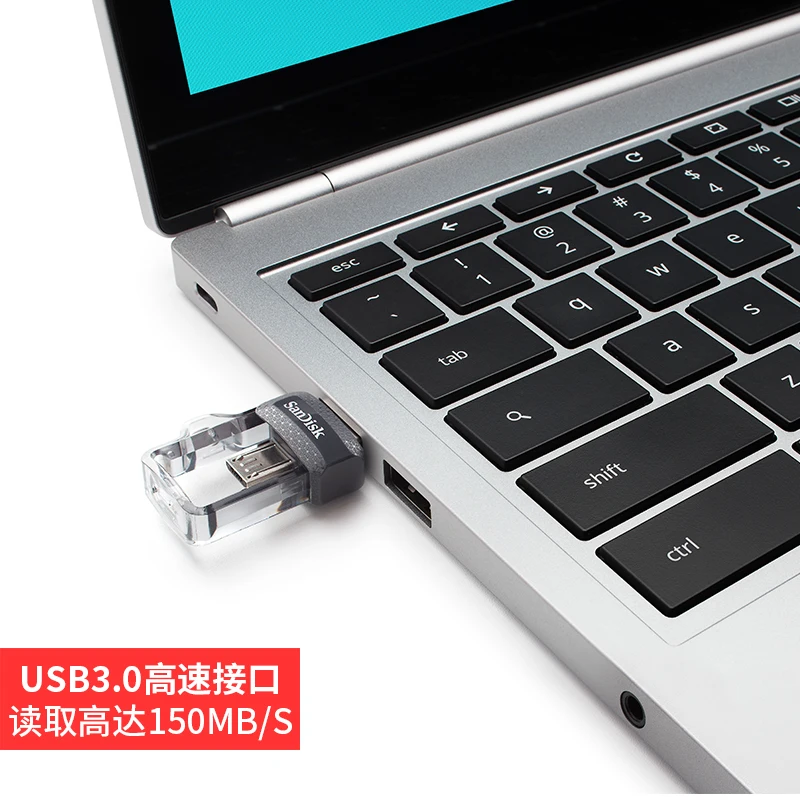 USB 3 0 SanDisk sdd3 ультра двойной OTG usb флеш накопитель 150 м/с 64gbU диск микрофонный для Android