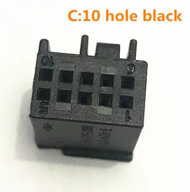 C 10 hole black AZGIANT разъем разъема для Тестирования кабелей для Mercedes Benz работа с VVDI MB BGA инструмент и CGDI Prog MB - Название цвета: C 10 hole black