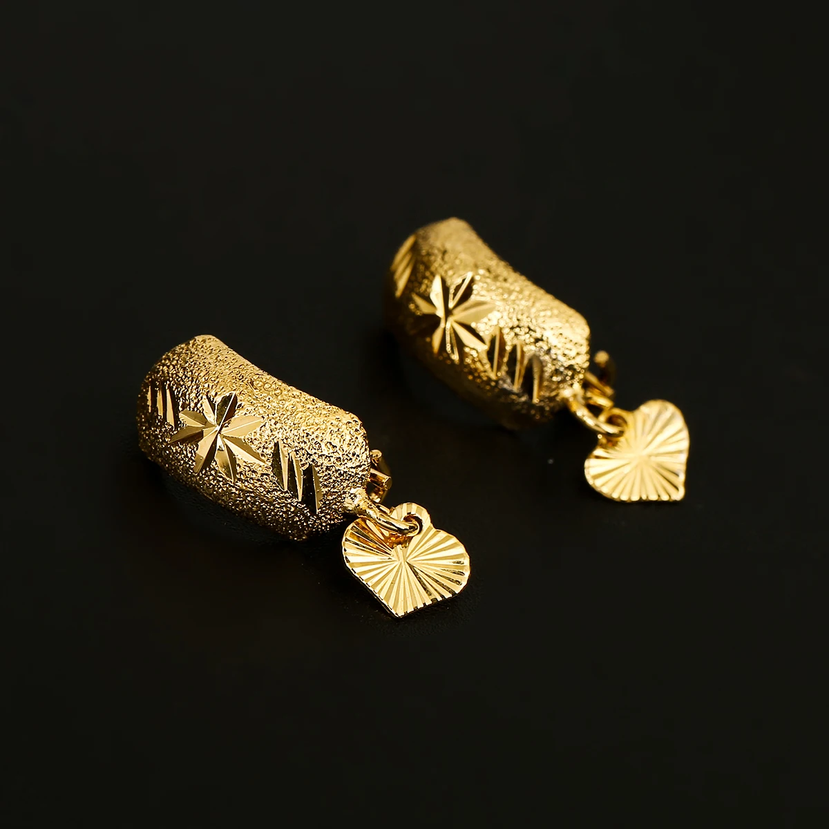 Эфиопские серьги для женщин золотого цвета девушек модные ювелирные