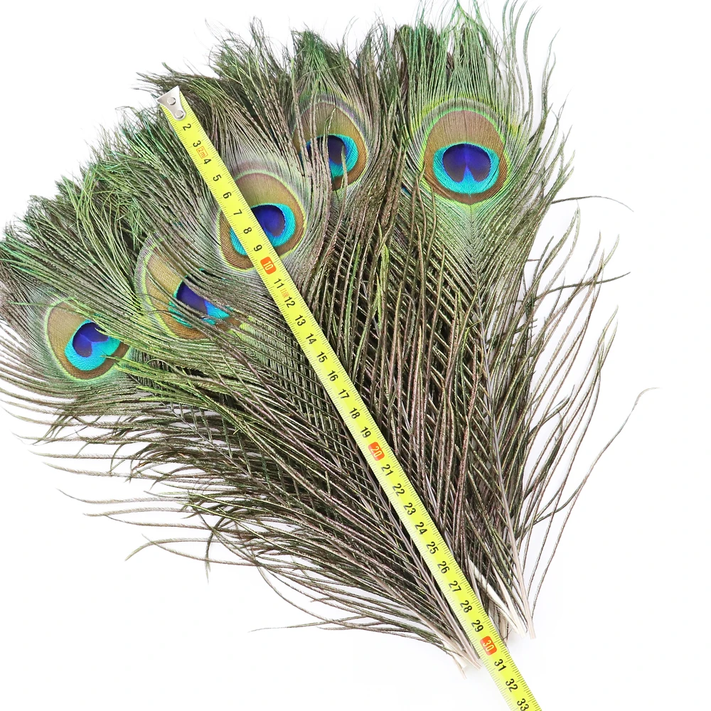 

10PCS High Quality Peacock Feathers DIY Wedding Corsage Accessory Carnival Flower Arrangement Decoration Big Eyes Plumes Crafts