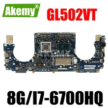 JIANSU New GL502VT 8GB RAM/i7-6700HQ GTX970M/6G Motherboard For ASUS ROG Strix GL502VT S5VT Laotop Mainboard Motherboard