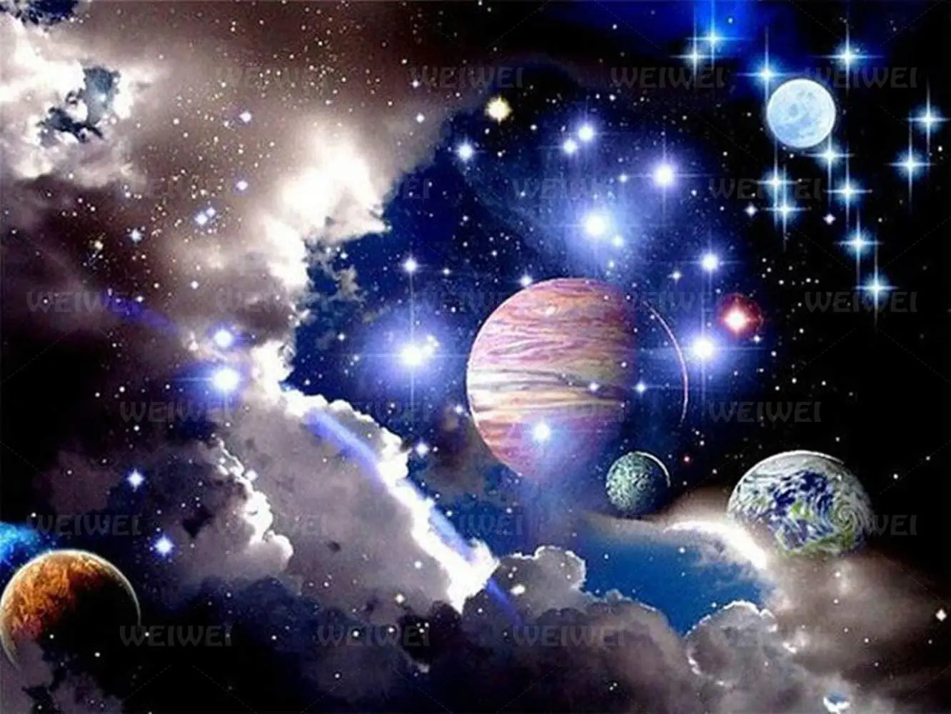 

Набор для алмазной живописи Стразы 5D с кристаллами